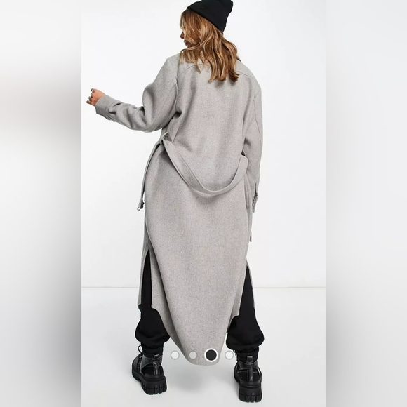 Longline belted utility coat - Picture 3 of 6